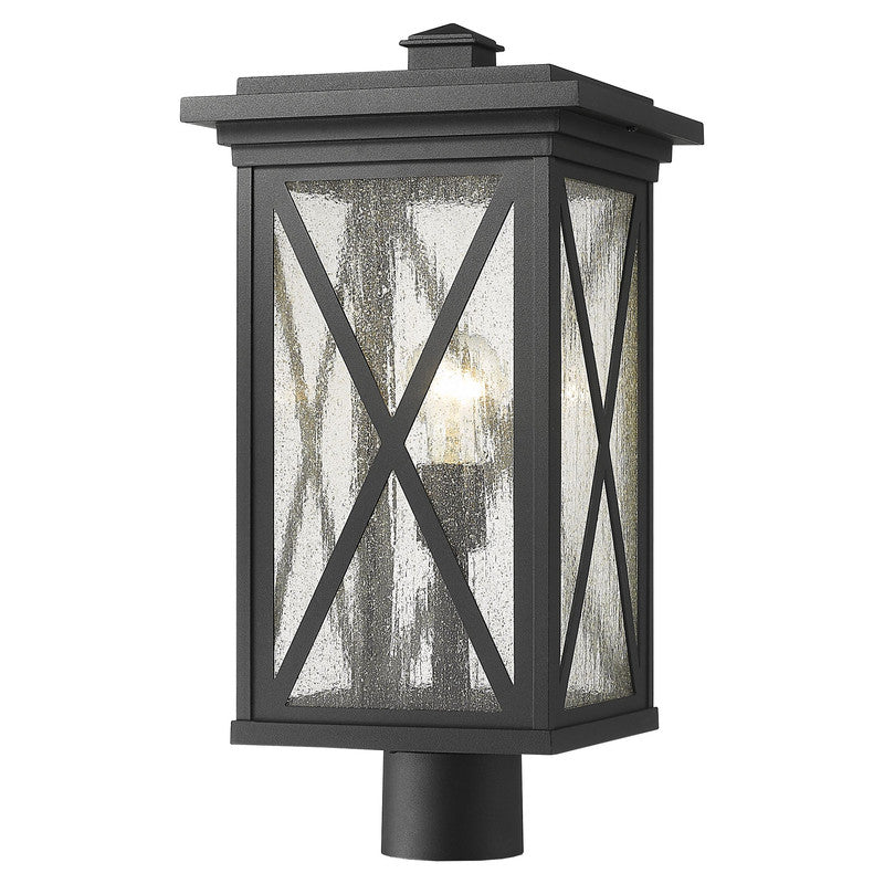 583PHBR - Brookside 1 Light 10" Post Mount