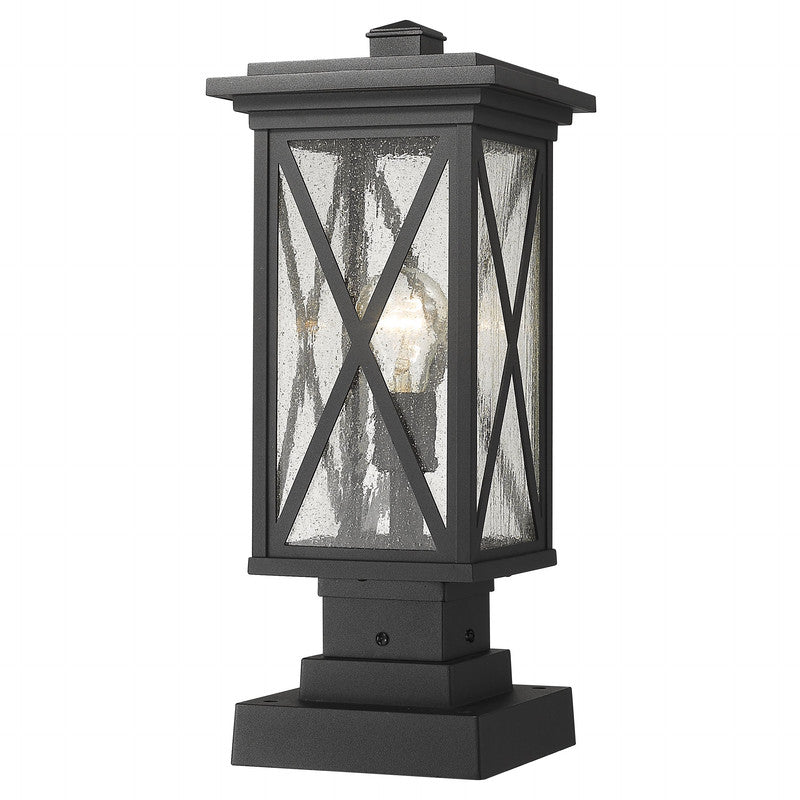 583PHMS-SQPM - Brookside 1 Light 8" Pier Mount