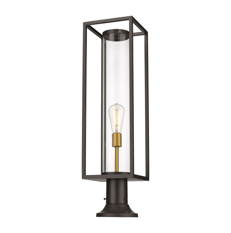 Z-Lite 584PHBR-553PM - Dunbroch 1 Light 8" Pier Mount