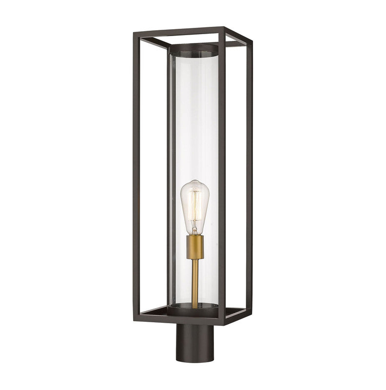 Z-Lite 584PHBR - Dunbroch 1 Light 8" Post Mount