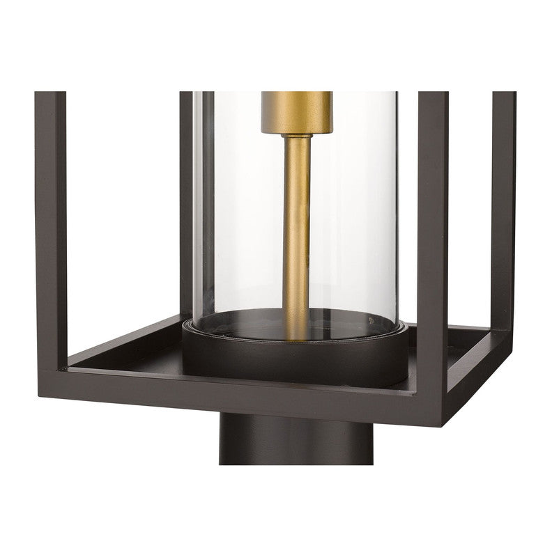 Z-Lite 584PHBR - Dunbroch 1 Light 8" Post Mount