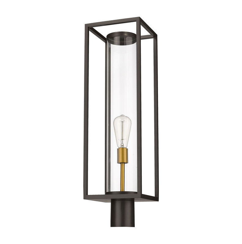 Z-Lite 584PHBR - Dunbroch 1 Light 8" Post Mount