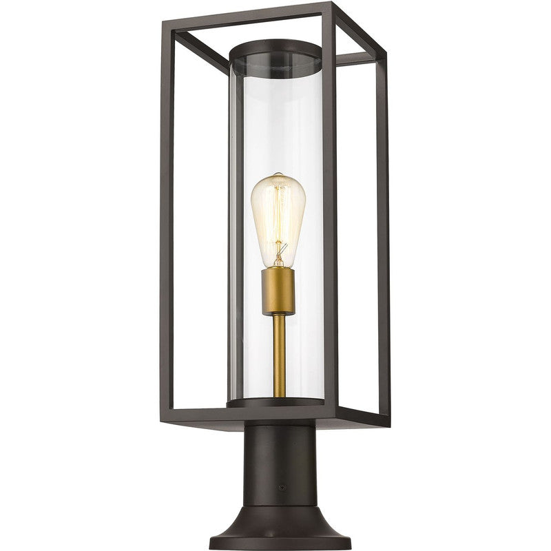 Z-Lite 584PHMR-553PM - Dunbroch 1 Light 8" Pier Mount