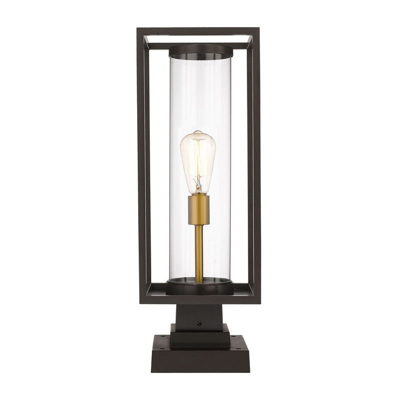 Z-Lite 584PHMS-SQPM - Dunbroch 1 Light 8" Pier Mount