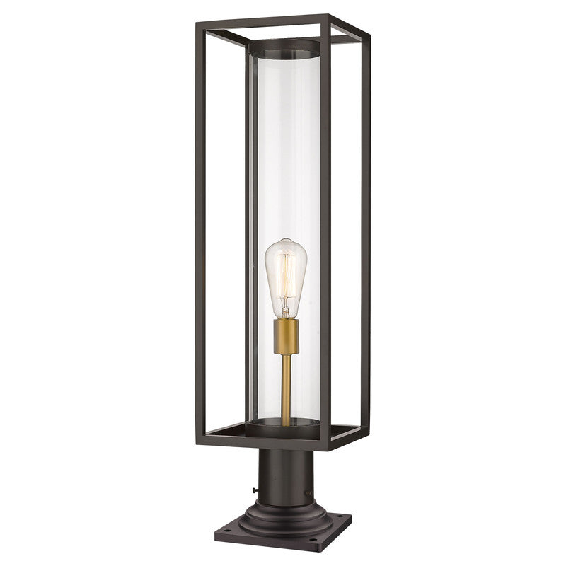 Z-Lite 584PHBR-533PM - Dunbroch 1 Light 8" Pier Mount