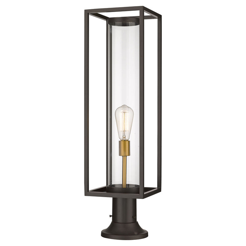 Z-Lite 584PHBR-553PM - Dunbroch 1 Light 8" Pier Mount