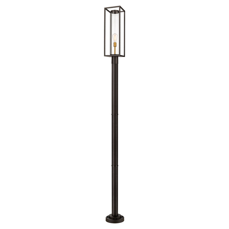 Z-Lite 584PHBR-567P - Dunbroch 1 Light 9" Post Mount
