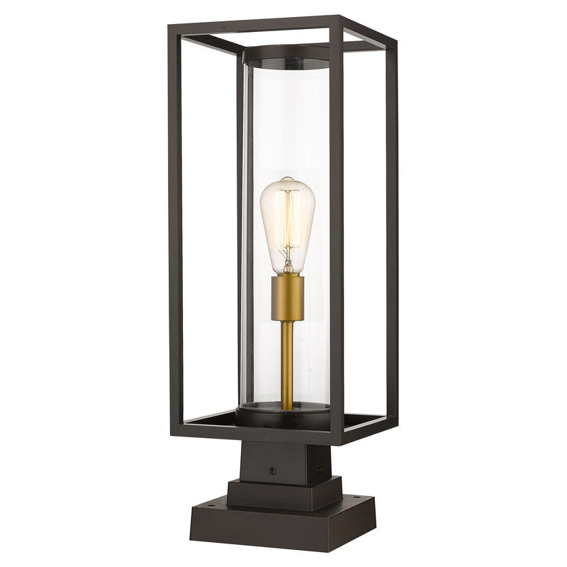 Z-Lite 584PHMS-SQPM - Dunbroch 1 Light 8" Pier Mount