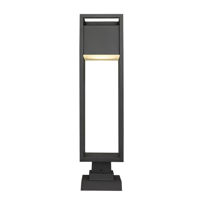 585PHBS-SQPM-LED - Barwick 1 Light 7" Pier Mount