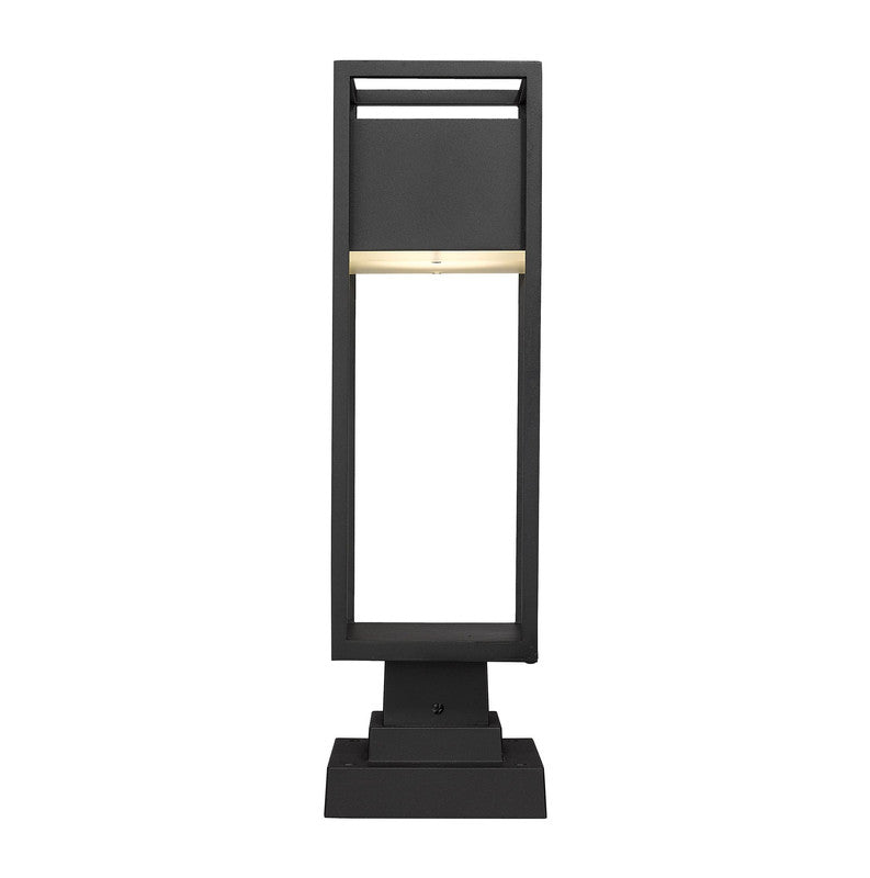 585PHMS-SQPM-LED - Barwick 1 Light 6" Pier Mount