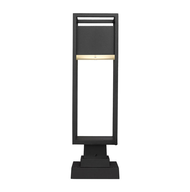 585PHMS-SQPM-LED - Barwick 1 Light 6" Pier Mount