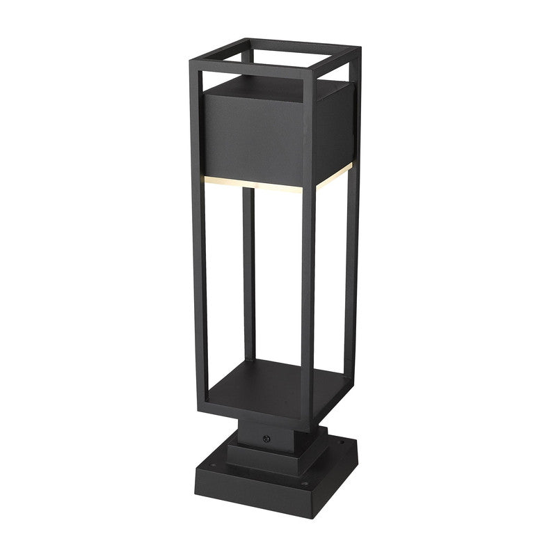 585PHMS-SQPM-LED - Barwick 1 Light 6" Pier Mount