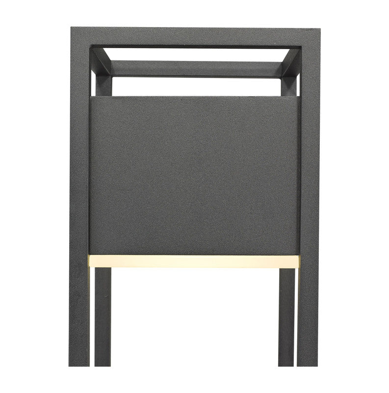 585PHMS-SQPM-LED - Barwick 1 Light 6" Pier Mount