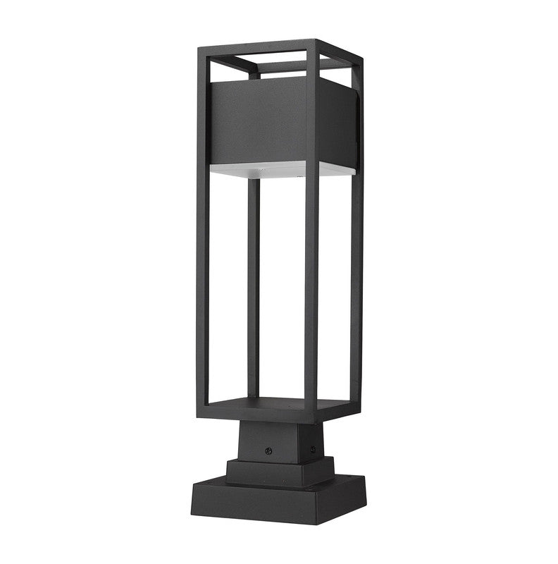 585PHMS-SQPM-LED - Barwick 1 Light 6" Pier Mount