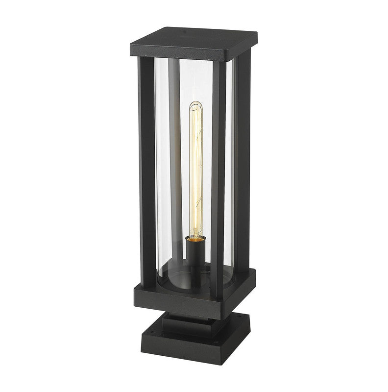 586PHBS-SQPM - Glenwood 1 Light 8" Pier Mount