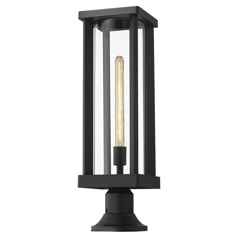 586PHBR-553PM - Glenwood 1 Light 8" Pier Mount