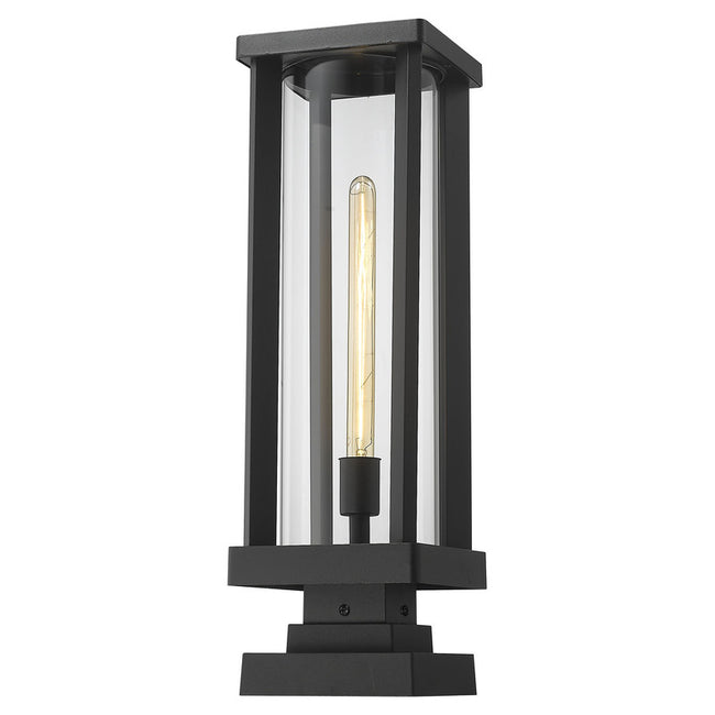 586PHBS-SQPM - Glenwood 1 Light 8" Pier Mount