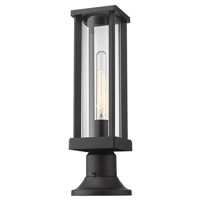 586PHMR-553PM - Glenwood 1 Light 8" Pier Mount