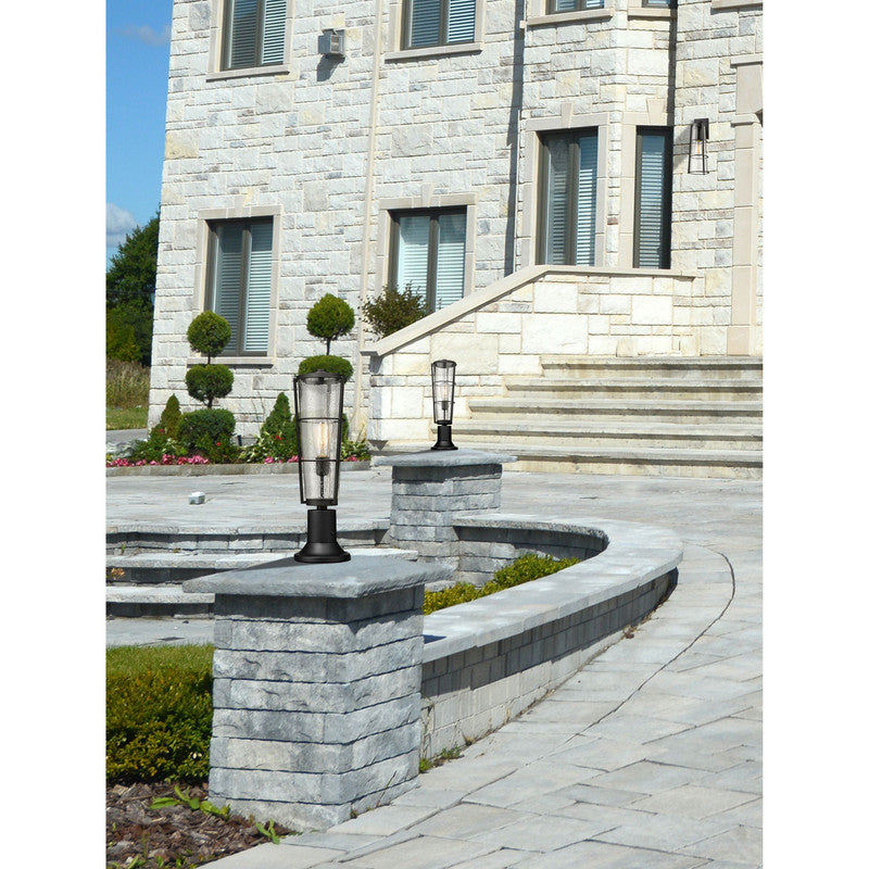 591PHB-553PM - Helix 1 Light 6" Pier Mount