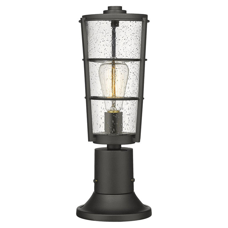 591PHM-553PM - Helix 1 Light 6" Pier Mount