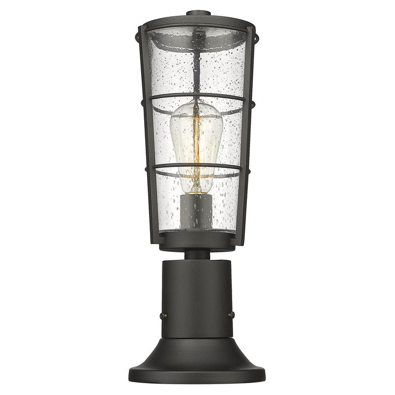 591PHM-553PM - Helix 1 Light 6" Pier Mount