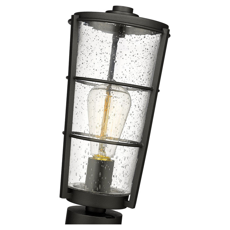 591PHM-553PM - Helix 1 Light 6" Pier Mount