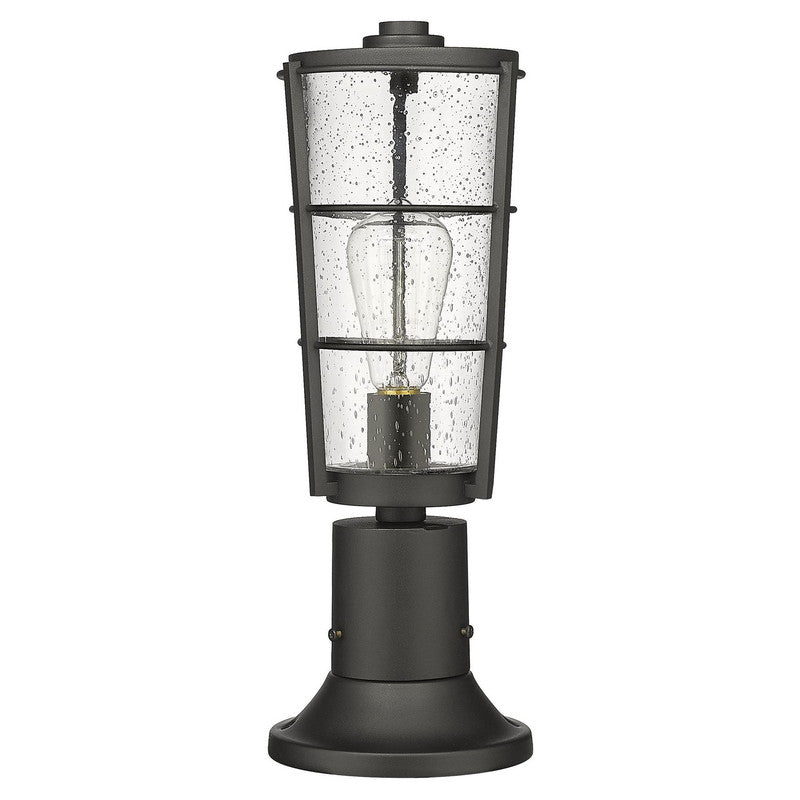 591PHM-553PM - Helix 1 Light 6" Pier Mount