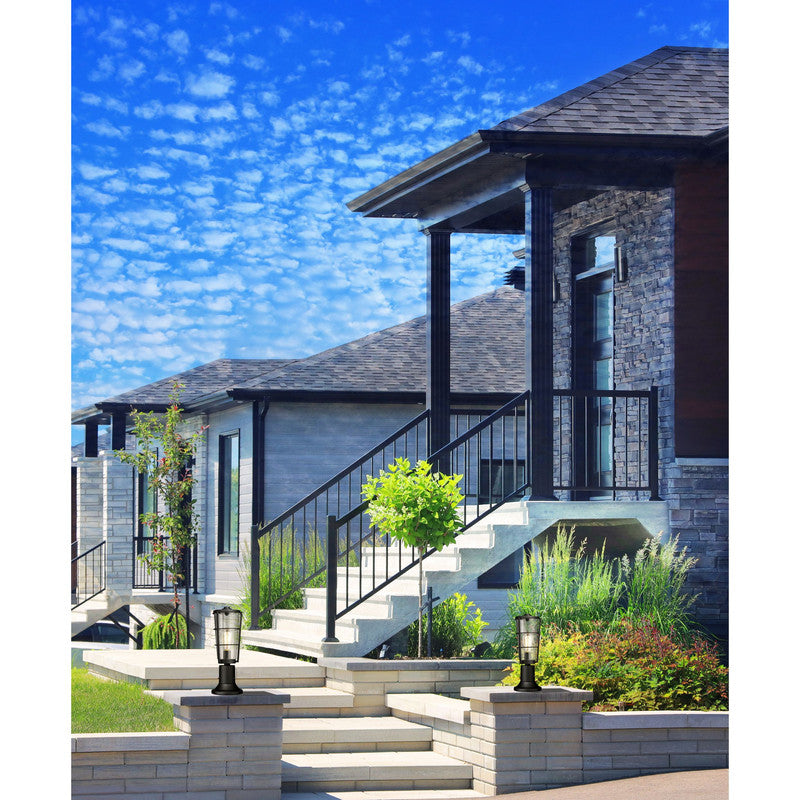 591PHM-553PM - Helix 1 Light 6" Pier Mount