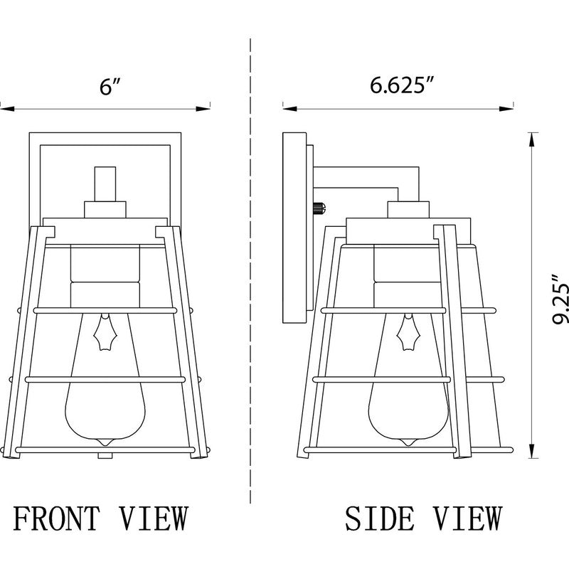 591S - Helix 1 Light 7" Sconce