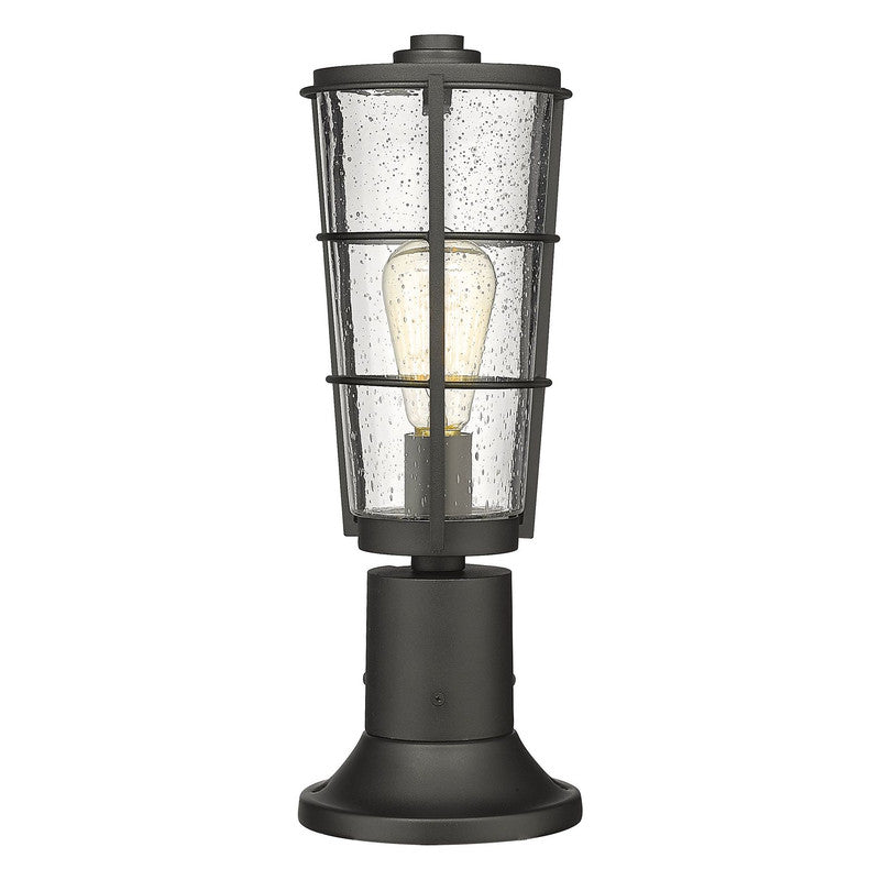 591PHM-553PM - Helix 1 Light 6" Pier Mount