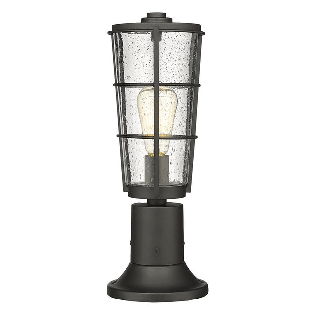 591PHM-553PM - Helix 1 Light 6" Pier Mount