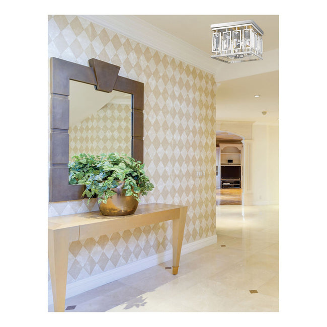 Z-Lite 6006F - Mersesse 4 Light 12" Flush Mount