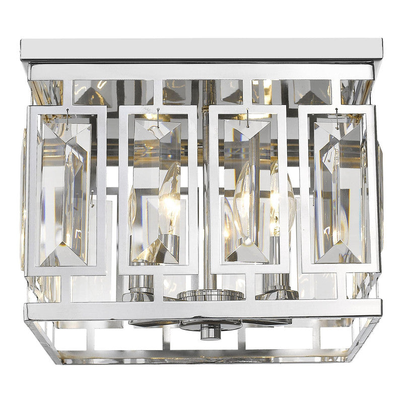 Z-Lite 6006F - Mersesse 4 Light 12" Flush Mount