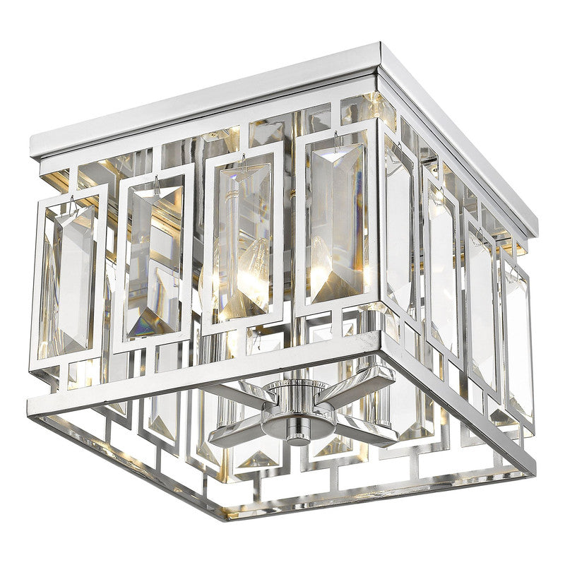 Z-Lite 6006F - Mersesse 4 Light 12" Flush Mount