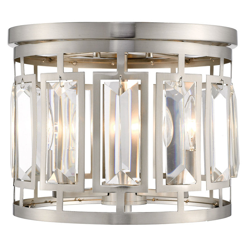 Z-Lite 6007F - Mersesse 3 Light 13" Flush Mount