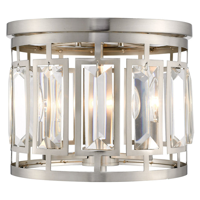 Z-Lite 6007F - Mersesse 3 Light 13" Flush Mount