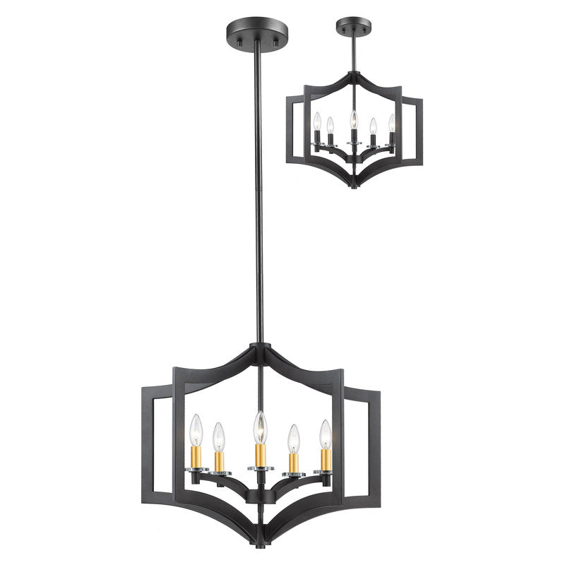 Z-Lite 6008-5 - Zander 5 Light 24" Pendant