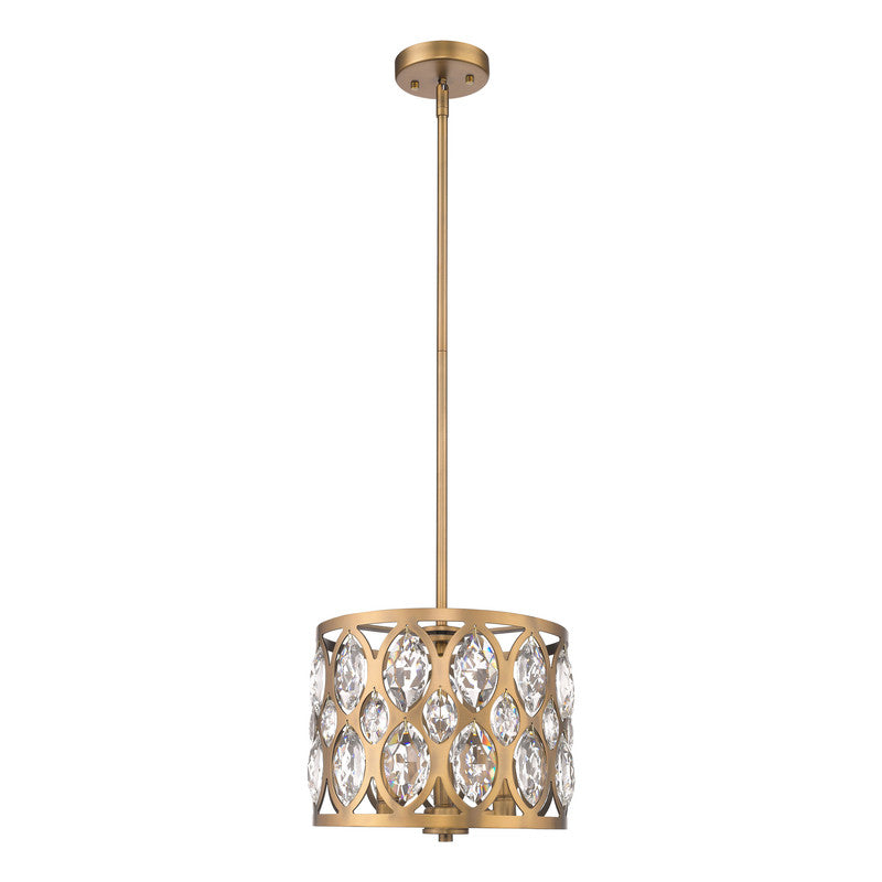 Z-Lite 6010-12 - Dealey 3 Light 12" Chandelier