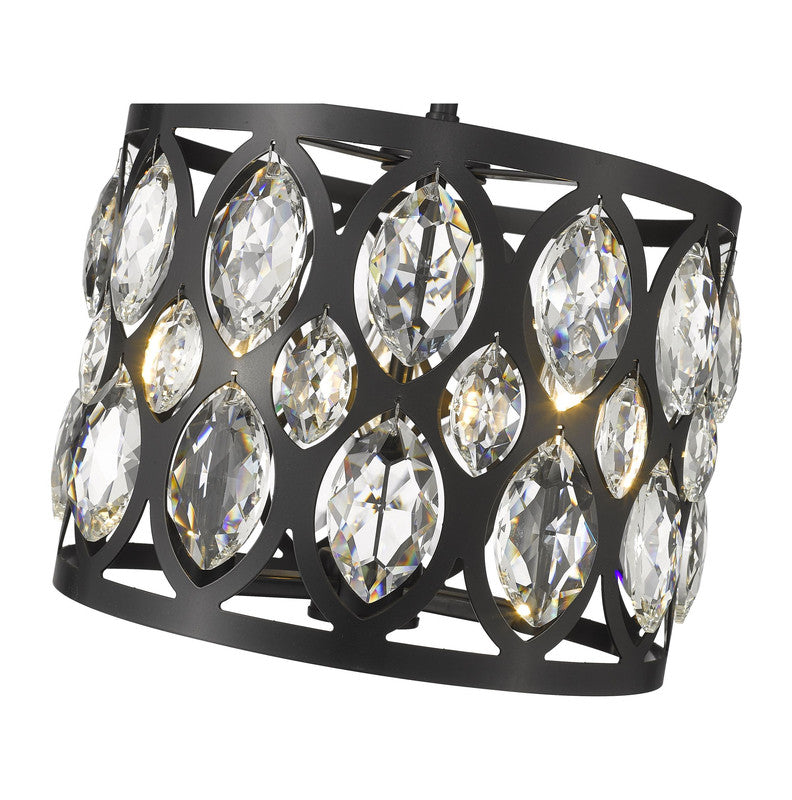 Z-Lite 6010-12 - Dealey 3 Light 12" Chandelier