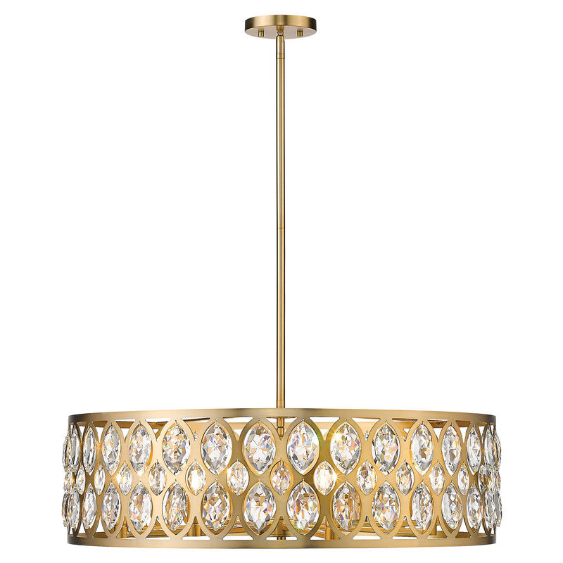 Z-Lite 6010-30 - Dealey 8 Light 30" Chandelier