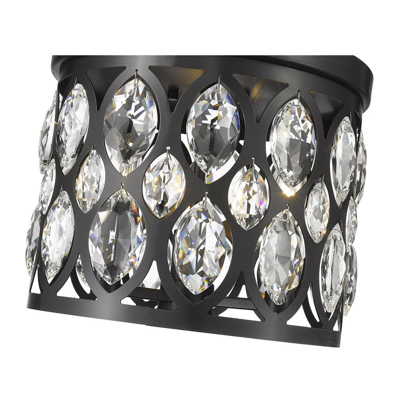 Z-Lite 6010F12 - Dealey 3 Light 12" Flush Mount