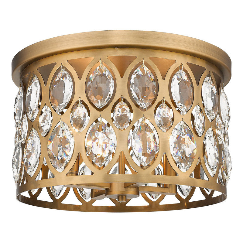 Z-Lite 6010F15 - Dealey 4 Light 16" Flush Mount