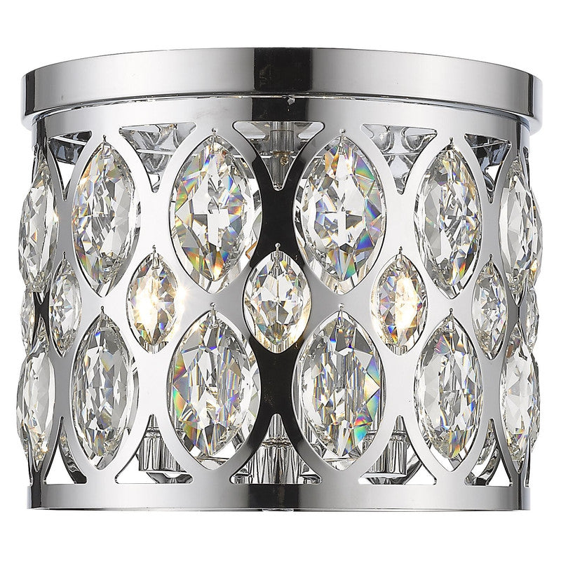 Z-Lite 6010F12 - Dealey 3 Light 12" Flush Mount