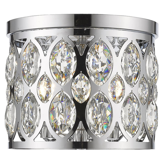 Z-Lite 6010F12 - Dealey 3 Light 12" Flush Mount