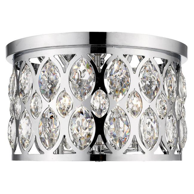 Z-Lite 6010F15 - Dealey 4 Light 16" Flush Mount