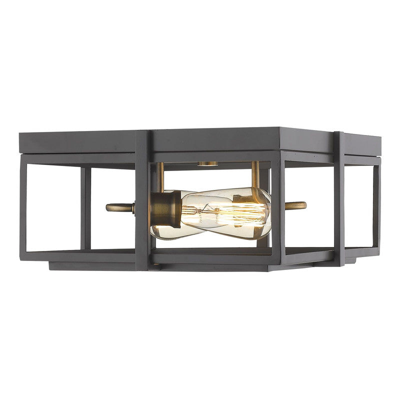 Z-Lite 724F13 - Halcyon 2 Light 14" Flush Mount