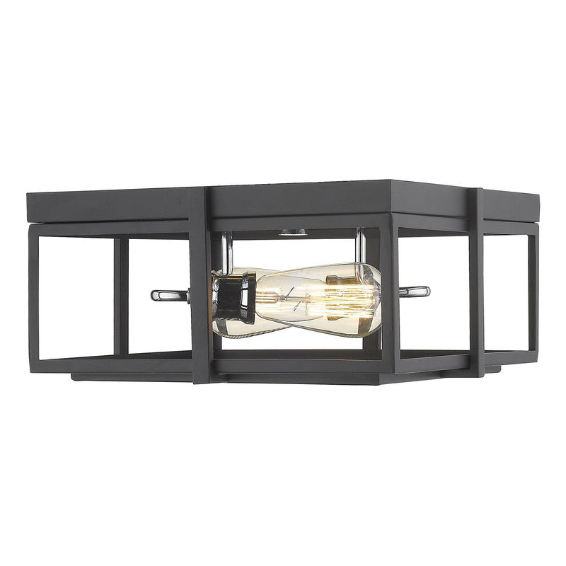 Z-Lite 724F13 - Halcyon 2 Light 14" Flush Mount