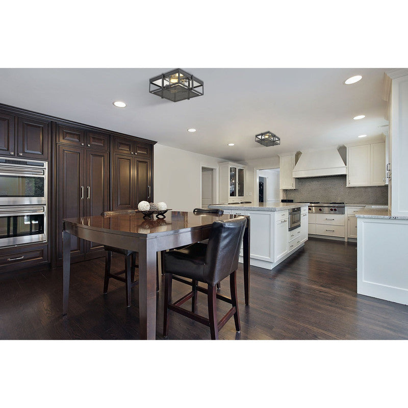 Z-Lite 724F13 - Halcyon 2 Light 14" Flush Mount