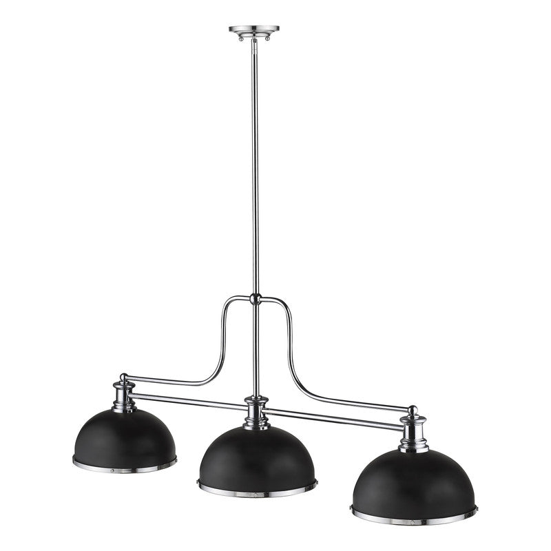 Z-Lite 725-3-D - Melange 3 Light 52" Chandelier
