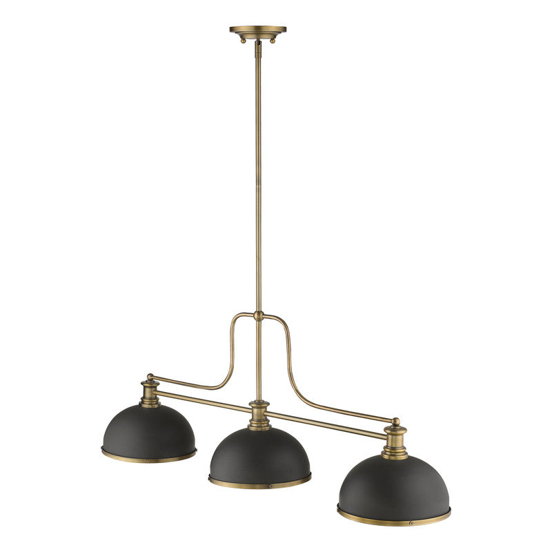 Z-Lite 725-3-D - Melange 3 Light 52" Chandelier